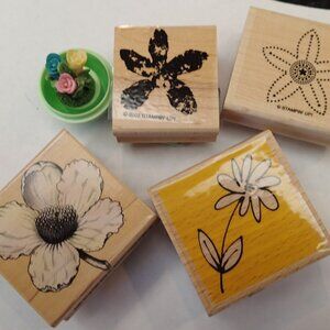 Flowers Stamper Set of 5